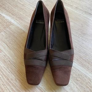 Stuart Weitzman Women's Brown Suede Pumps Size 5
